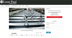 Desktop Screenshot of leonpaulfencingcentre.com